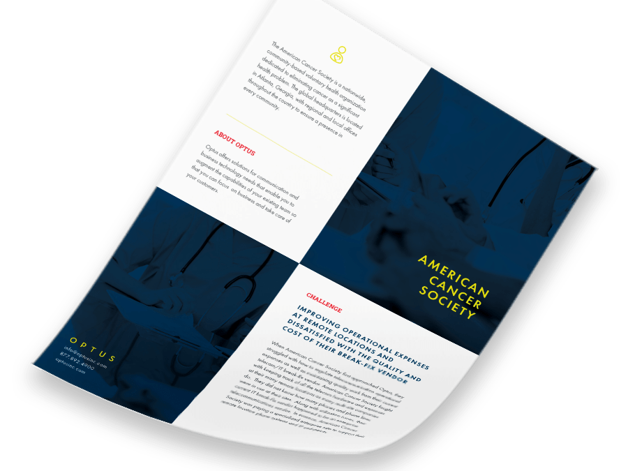 American Cancer Society Case Study